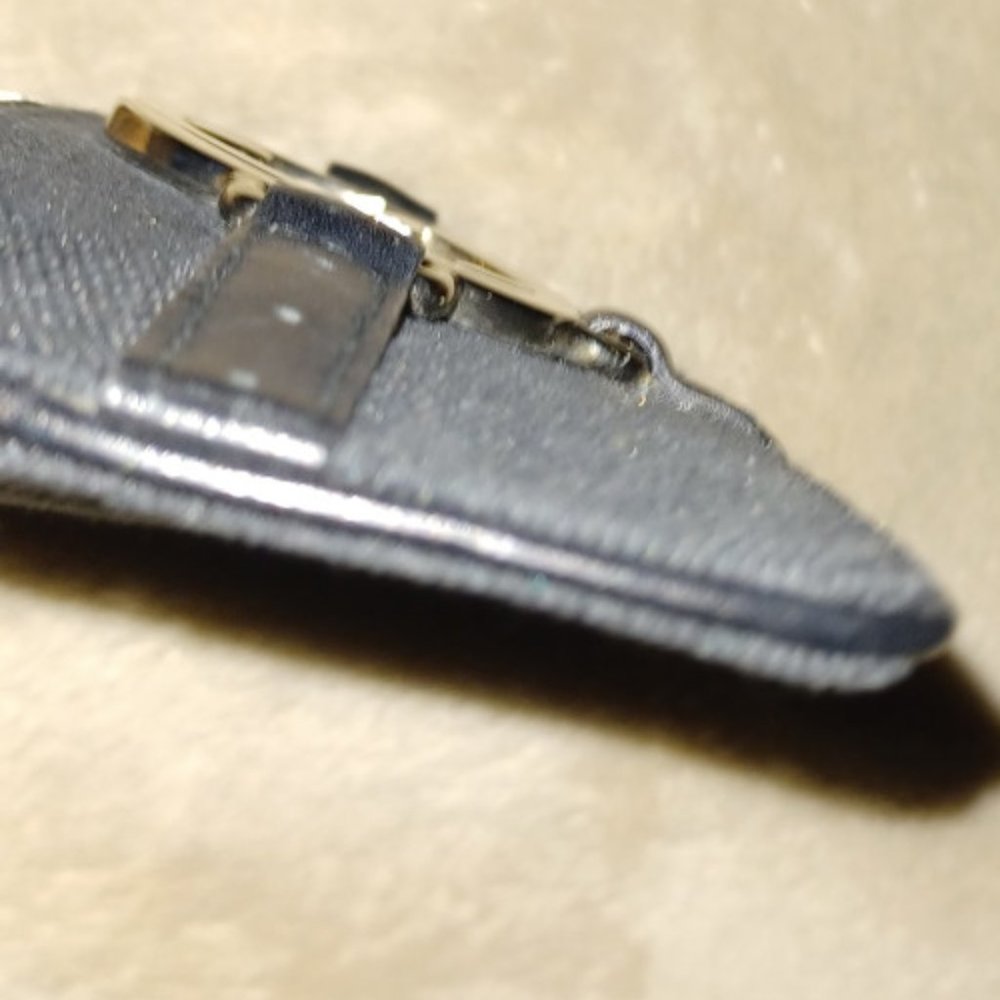 ** Rare ** Gucci Reins Canvas Coin Purse w/Keyring - Picture 6 of 10